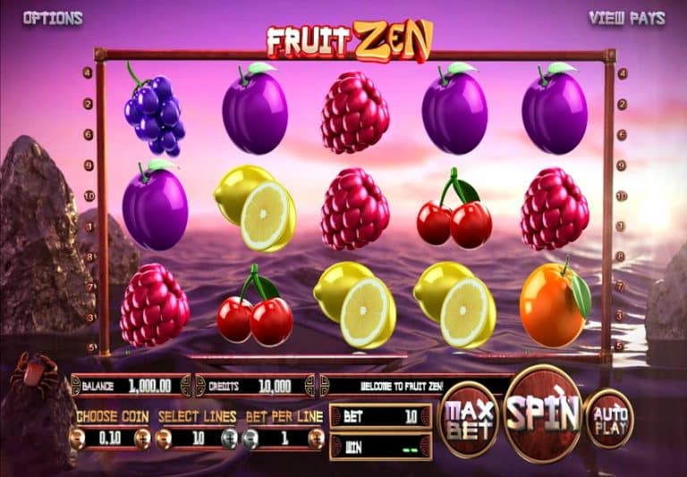Игровой автомат Fruit Zen