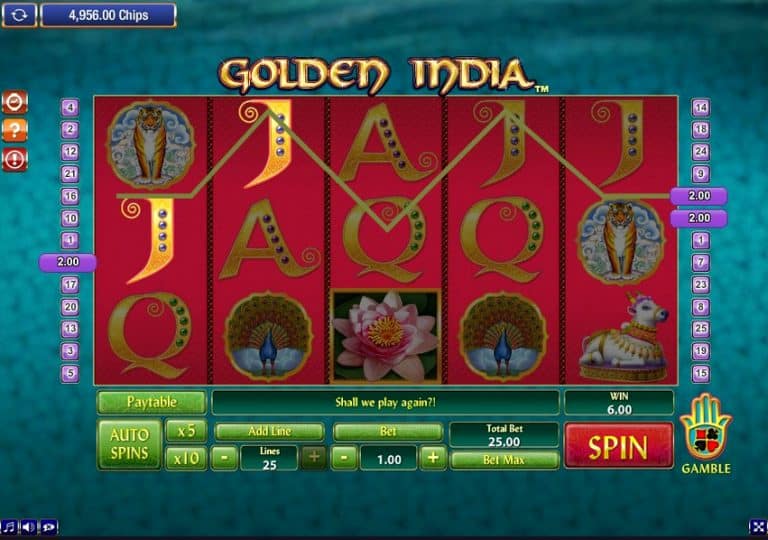 Игровой автомат Golden India