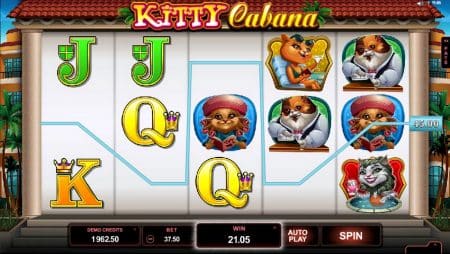 Игровой автомат Kitty Cabana