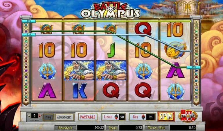 Игровой автомат Battle for Olympus
