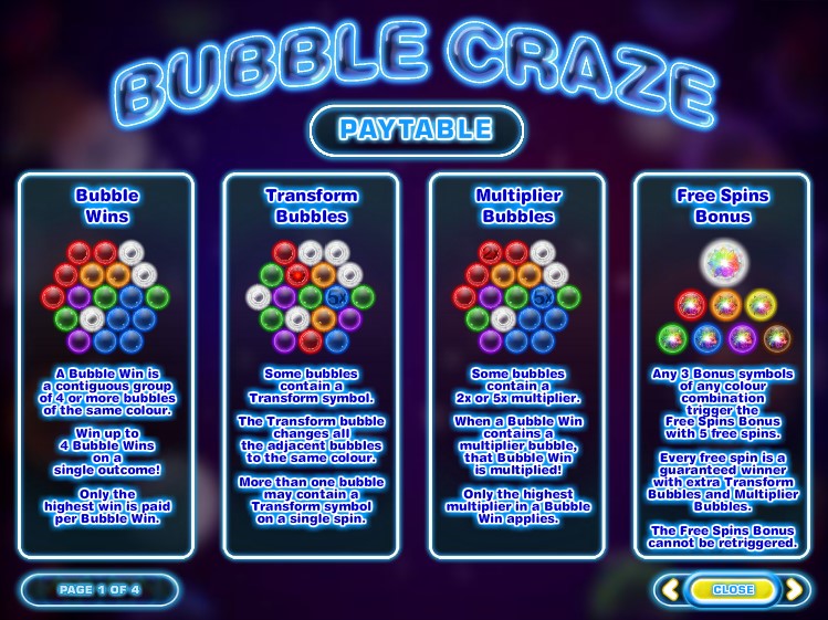 Игровой автомат Bubble Craze