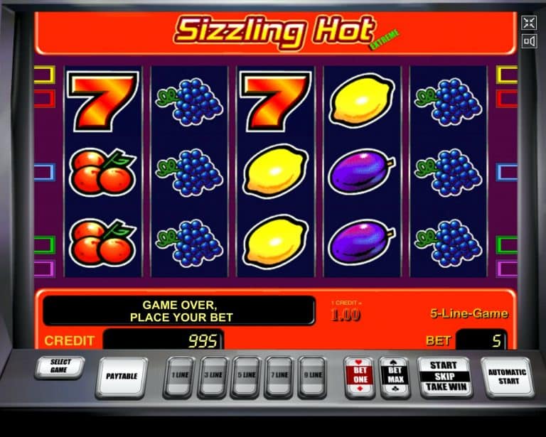 5 sizzling hot игровой автомат