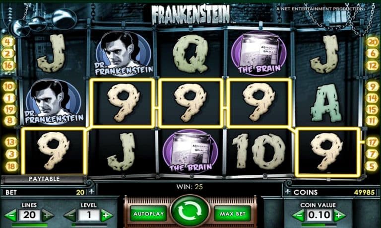 Игровой автомат Frankenstein