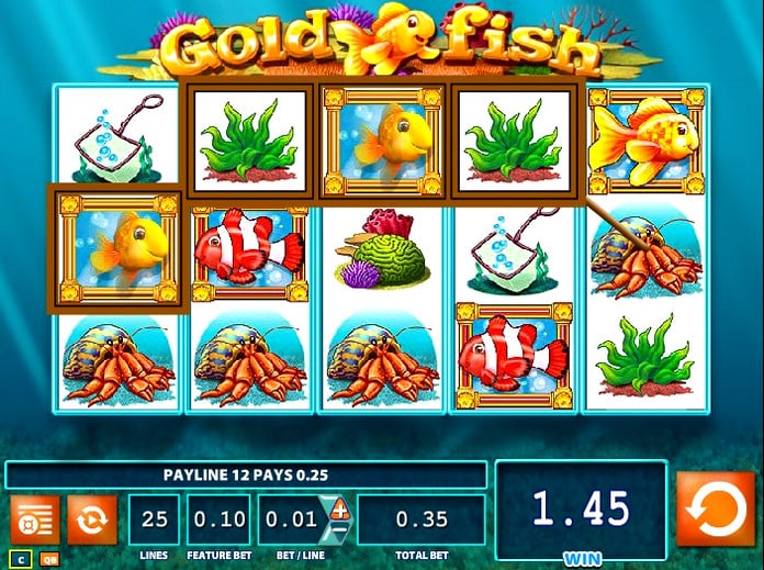 игровой автомат gold fish