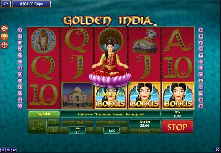 Игровой автомат Golden India