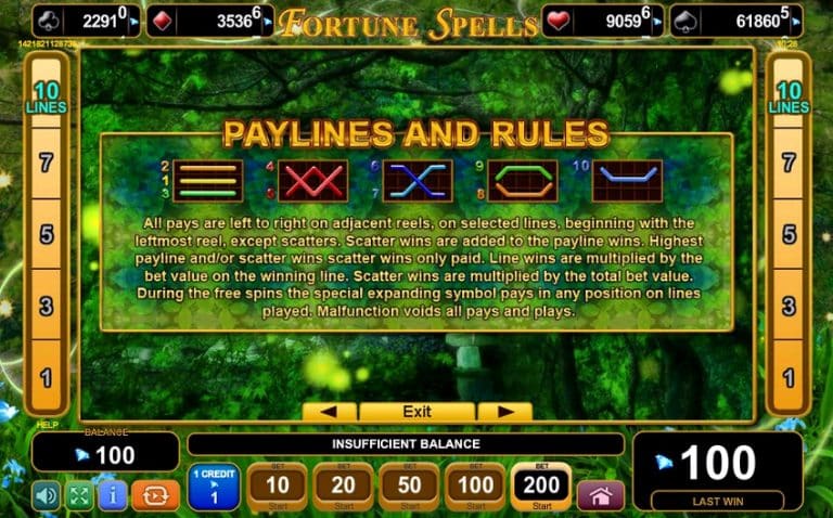 Игровой автомат Fortune Spells