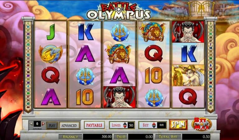 Игровой автомат Battle for Olympus