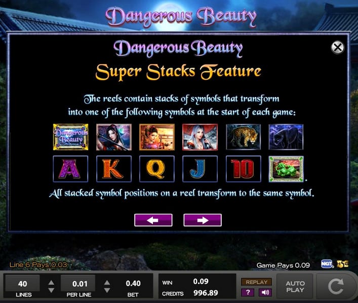 Игровой автомат Dangerous Beauty