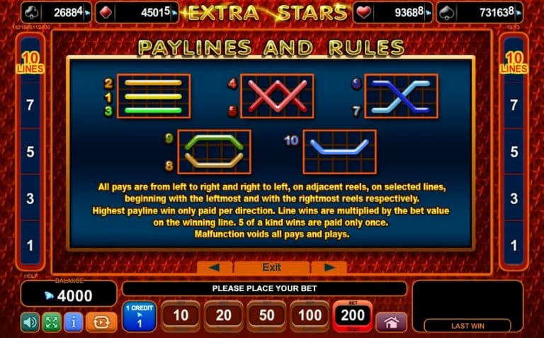 Игровой автомат Extra Stars