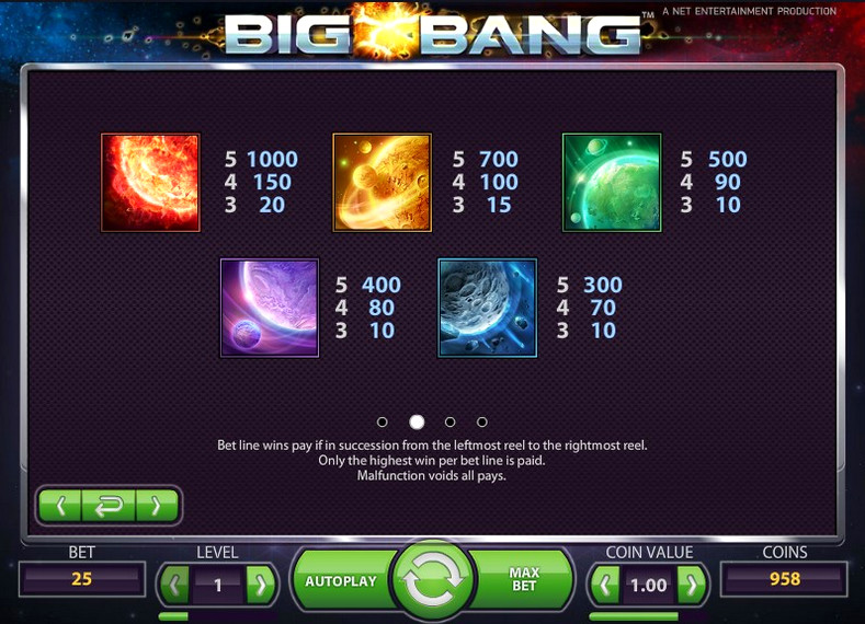 Игровой автомат Big Bang