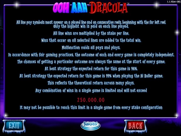 Игровой автомат Ooh Aah Dracula