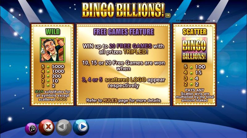 Игровой автомат Bingo Billions