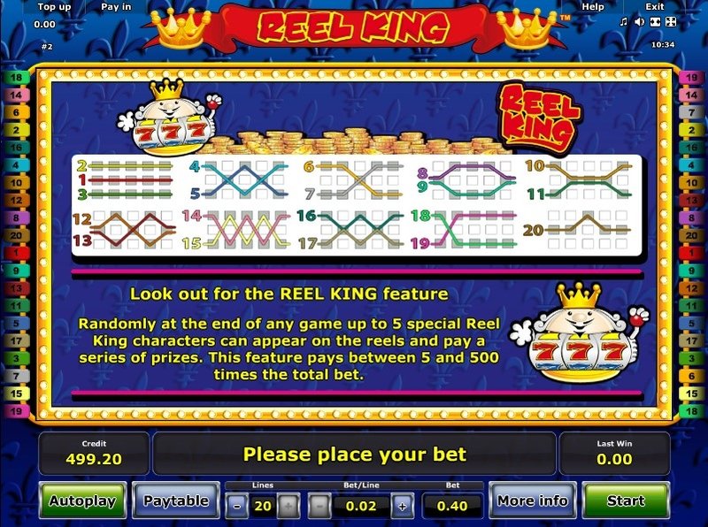 Игровой автомат Reel King